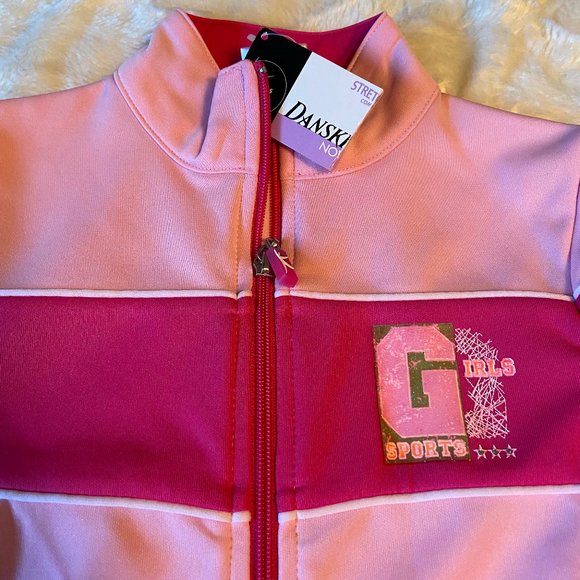 Danskin Now Pink Jacket Girls Size 7/8 NWT - Picture 2 of 15